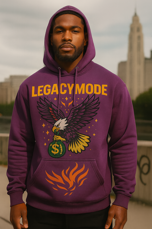 (a) Purple Fly eagle hoodie