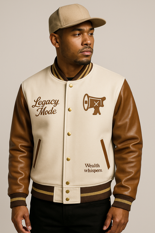 (A)  Legacy Mode Varsity Jacket